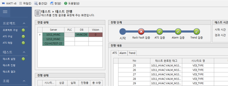 테스트 Data 이력