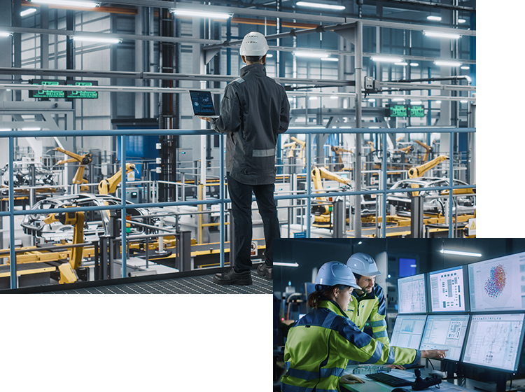 OT기술과 IT기술을 융합하여 스마트한 산업현장의 미래를 열겠습니다.